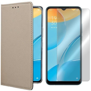 Etui Do Oppo A15s Pokrowiec Case Magnet + Szkło 9h