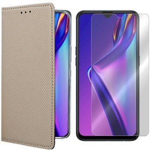 Etui Do Oppo A12 5g Pokrowiec Case Magnet + Szkło