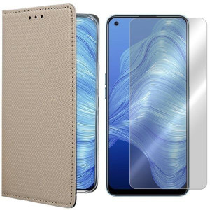Etui Do Realme 7 5g Pokrowiec Case Magnet + Szkło