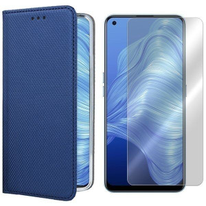 Etui Do Realme 7 5g Pokrowiec Case Magnet + Szkło