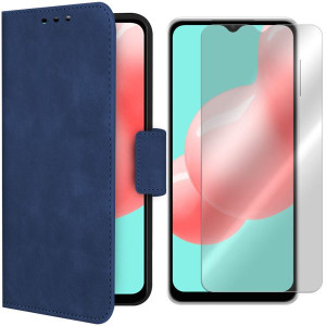 Etui Do Samsung Galaxy A32 5g Fancy Velvet + Szkło