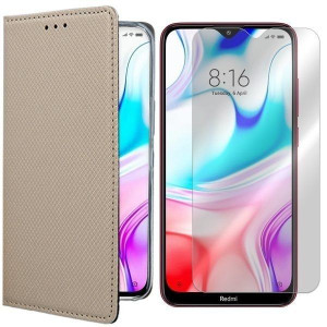 Etui Do Xiaomi Redmi 8 Pokrowiec Magnet + Szkło 9h