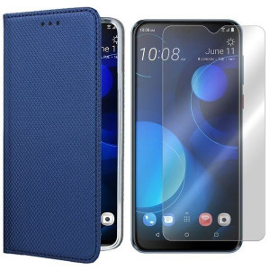Etui Do Htc Desire 19+ Plus Pokrowiec Magnet Szkło