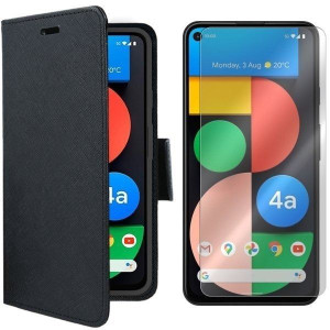Etui Do Google Pixel 4a Pokrowiec Fancy + Szkło 9h