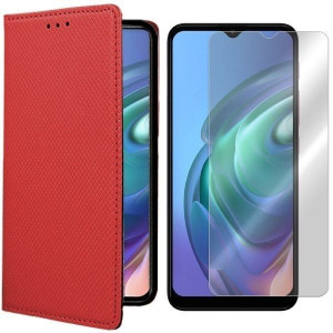 Etui Do Motorola Moto G20 Pokrowiec Magnet + Szkło
