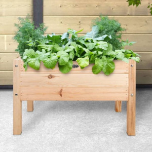 Lumarko Podwyższona donica dla dzieci, 65 L, naturalna!