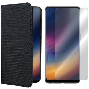 Etui Do Oppo A74 Pokrowiec Case Magnet + Szkło 9h