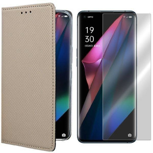 Etui Do Oppo Find X3 Kabura Case Magnet + Szkło 9h