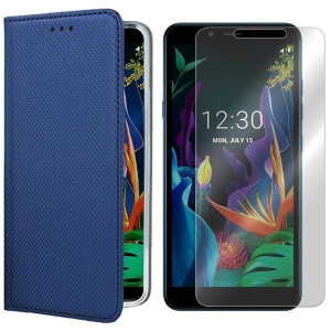 Etui Do Lg K20 Pokrowiec Futerał Magnet + Szkło 9h