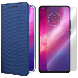 Etui Do Motorola One Hyper Pokrowiec Magnet +szkło