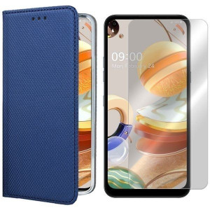 Etui Do Lg K61 Pokrowiec Obudowa Magnet + Szkło 9h