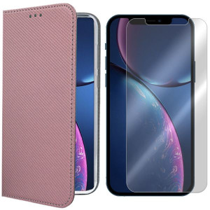 Etui Do Iphone 13 Pro Max Pokrowiec Magnet + Szkło