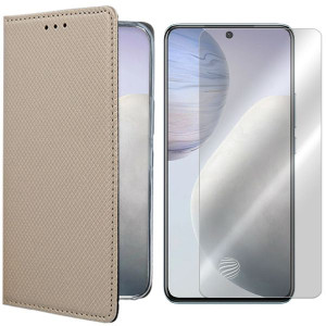 Etui Do Vivo X60 Futerał Case Magnet + Szkło 9h