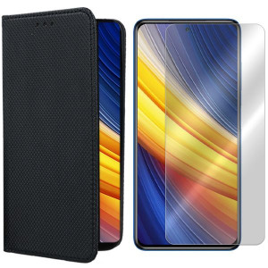 Etui Do Xiaomi Poco X3 Pro Futerał Magnet + Szkło