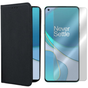 Etui Do Oneplus 8t Magnet Pokrowiec Case + Szkło