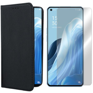 Etui Do Oppo Reno 7 5g Pokrowiec Magnet + Szkło 9h