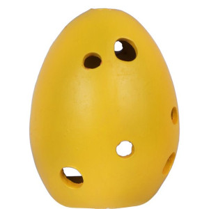 Jajko ceramiczne lampion w kolorze żółtym 10x7cm ozdoba Wielkanoc