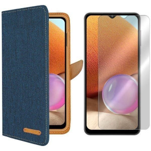 Etui Do Galaxy A32 4g Sm-a325 Fancy Canvas + Szkło