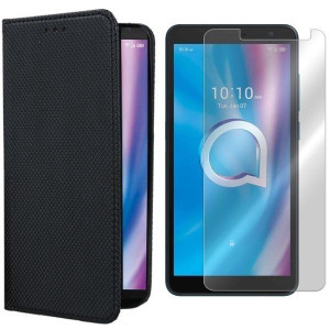 Etui Do Alcatel 1b 2020 Pokrowiec Magnet +szkło 9h