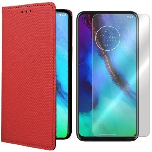 Etui Do Motorola Moto G Pro Futerał Magnet + Szkło