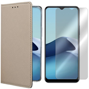 Etui Do Vivo Y11s Pokrowiec Obudowa Magnet + Szkło