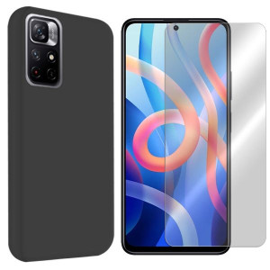 Etui Do Xiaomi Redmi Note 11t 5g Velvet + Szkło 9h