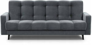 Kanapa SANSA BIS szara skandynawska do salonu sofa