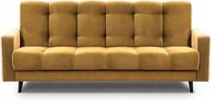 Kanapa SANSA BIS musztardowa żółta do salonu sofa