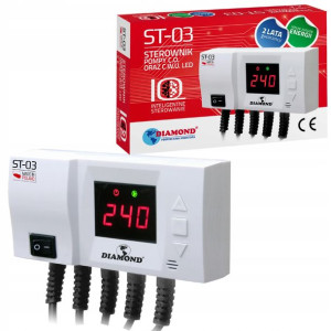 Sterownik Pompy C.o. I C.w.u. Diamond St-03 Led