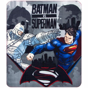 Koc polarowy Batman vs Superman Narzuta 140x120 cm