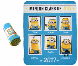 MINIONKI Koc polarowy Narzuta 120 x 140 cm