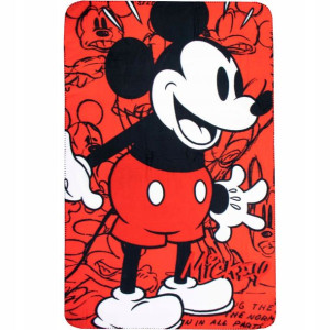 Myszka Miki Koc polarowy Narzuta Mickey 150 x100