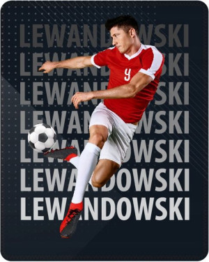 Robert LEWANDOWSKI Koc Narzuta CORAL 120 x 150