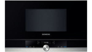 Kuchenka mikrofalowa Siemens BF 634 RGS1 (900W  21l  kolor stalowy)