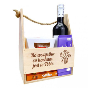 Nosidło na kwiaty cytat z kwiatem