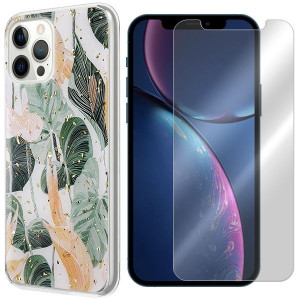 Etui Do Iphone 13 Pro Max Case Gold Trendy + Szkło