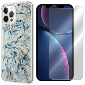 Etui Do Iphone 13 Pro Case Gold Trendy + Szkło 9h