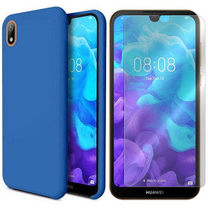 Etui Do Huawei Y5 2019 Pokrowiec Style + Szkło 9h