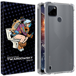 Etui Do Realme C21y Twardowsky Air Case + Szkło 9h