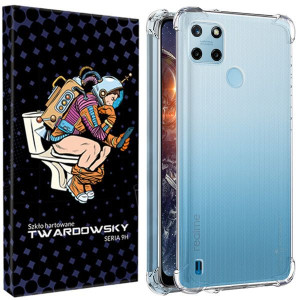 Etui Do Realme C25y Twardowsky Air Case + Szkło 9h
