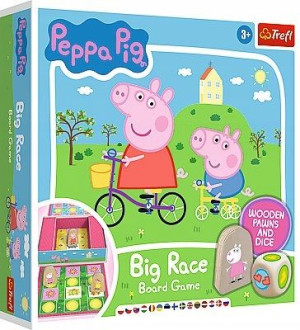 Trefl Gra Wielki Wyścig Świnka Peppa Trefl 02262