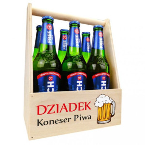 Skrzynka na piwo Dziadek koneser piwa