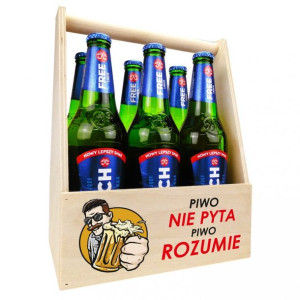 Skrzynka na piwo Piwo nie pyta piwo rozumie