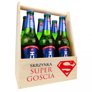 Skrzynka na piwo skrzynka super gościa