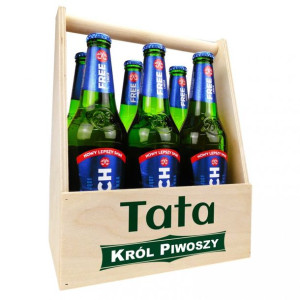 Skrzynka na piwo Tata król piwoszy