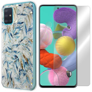 Etui Do Samsung Galaxy A51 A515 Gold Trendy +szkło