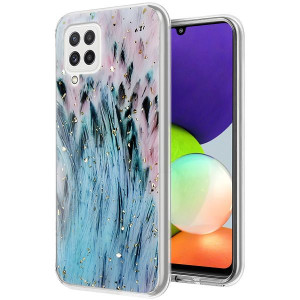 Etui Do Samsung Galaxy A22 4g Obudowa Gold Trendy