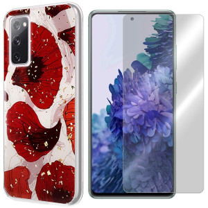 Etui Do Samsung Galaxy S20 Fe Gold Trendy + Szkło