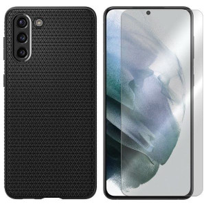 Etui Do Samsung Galaxy S21 Spigen Liquid Air Szkło