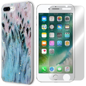 Etui Do Iphone 7 Plus Pokrowiec Gold Trendy +szkło